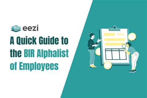 alpha list bir|BIR Alphalist of Employees: Quick Guide for .